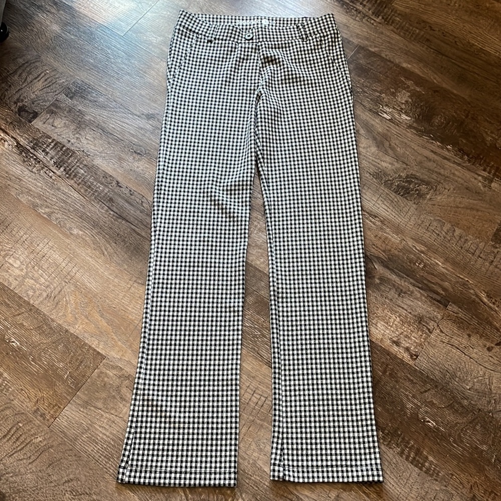 Betabrand gingham pants